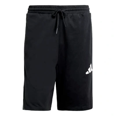 Imagen de adidas Hombre Essentials Three Stripes Single Jersey Short 10IN, Black/White, S