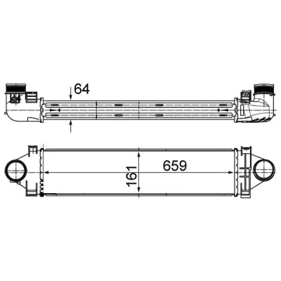 Imagen de MAHLE ORIGINAL CI 501 000S Intercooler LAND ROVER: Freelander 2 SUV