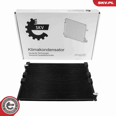 Imagen de ESEN SKV 86SKV458 Condensador sin secador Aluminio 614mm TOYOTA: Land Cruiser Prado 90 (J90) 3.0 TD, D 4D 4WD, 2.7, 3.4 i 24V 1995 2002