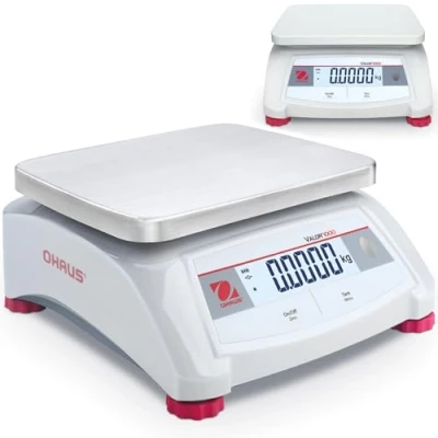 Imagen de OHAUS V12P6 EU Valor 1000 Banco V12P y escala compacta, capacidad de 6 kg, legibilidad 1 g
