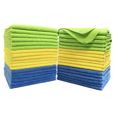 Imagen de Polyte Paño de Limpieza Microfibra superabsorbente Azul, Verde, Amarillo 41 x cm Pack 36