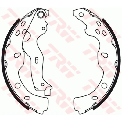 Imagen de TRW GS8743 Zapatas de Freno 220 35 BOSCH SUZUKI: SX4 I Hatchback