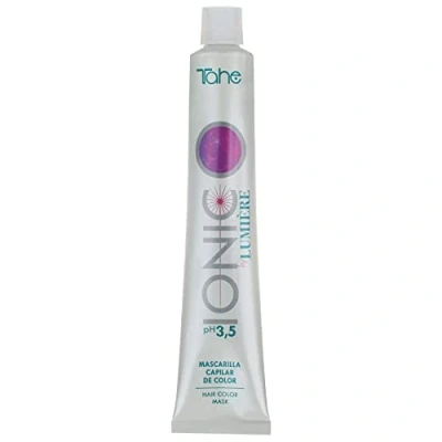 Imagen de Tahe Ionic Lumière Mascarilla Capilar de pH 3,5 Ácido, sin Parabenos, Altamente Nutriente e Hidratante, Transparente, 100 ml