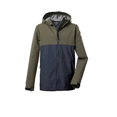 Imagen de killtec Boy&#039;s Chaqueta softshell/chaqueta outdoor con capucha KOS 219 BYS SFTSHLL JCKT, dark olive, 176, 39118 000
