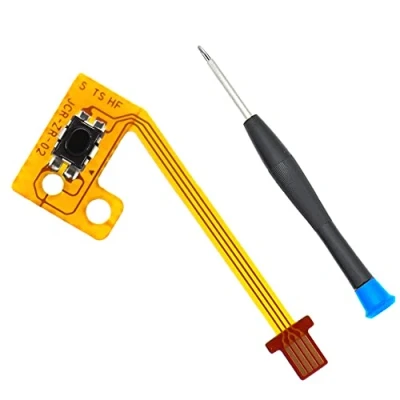Imagen de MMOBIEL Cable flexible de cinta botón ZR compatible Con el mando Joy la Nintendo Switch. Incluye destornillador tres puntas