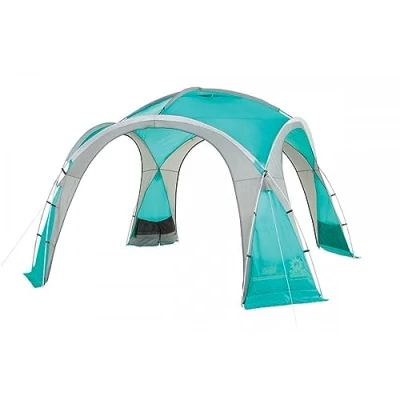 Imagen de Coleman Event Dome Carpa para Fiestas con Varillas de Acero, Gazebo, Tienda Eventos, protección Solar SPF 50+, Color Azul, tamaño L 3,65 x