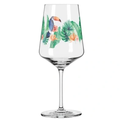 Imagen de Ritzenhoff 2931013 Vaso aperitivo 500 ml Serie rocío de verano Motivo nº 13 con tucán colores Made in Germany