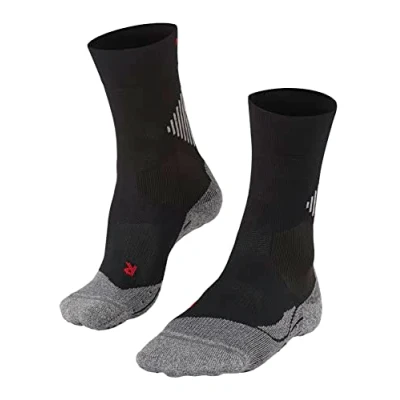 Imagen de FALKE 4 GRIP U SO hilo funcional para la máxima velocidad 1 par, Calcetines Unisex adulto, Negro (Black 3019), 37 38