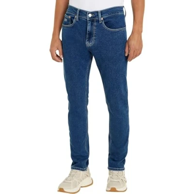 Imagen de Tommy Jeans Austin Slim TPRD AH4230 DM0DM18941 Pantalones, Denim (Denim Medium), 32W / 34L para Hombre