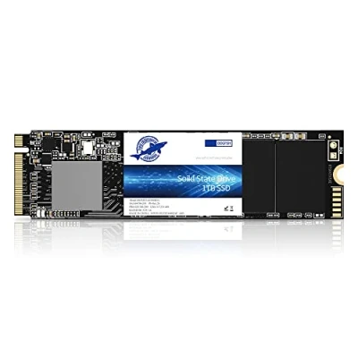 Imagen de Dogfish 1TB M.2 NVMe PCIe Gen4 SSD 3D NAND TLC Disco Duro Interno Gaming,hasta 5500MB/s,SSD para PC Portátiles PS5 M2 2280