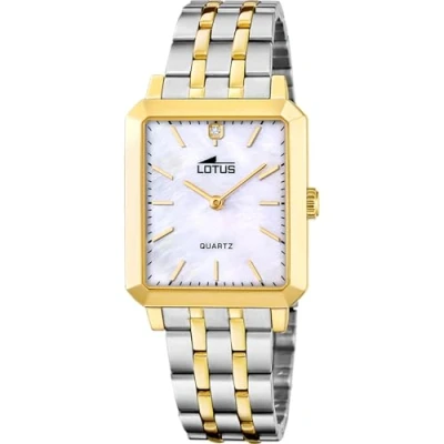 Imagen de LOTUS Reloj Mujer 18981/1 Square Series Caja de Acero Inoxidable 316l Multi Correa