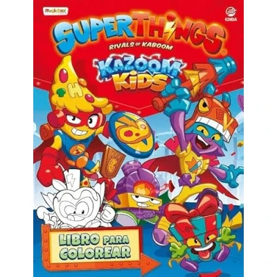 Imagen de Libro para colorear Superthings Kazoom Kids España