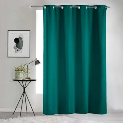 Imagen de Douceur d&#039;Intérieur Cortina con Ojales (135 x 280 cm), Color Verde