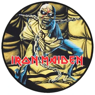 Imagen de Subsonic Iron Maiden Alfombrilla de ratón Antideslizante XXL 90 MMS x 40 con Acabado Cuentas Licencia Oficial la comisión DC