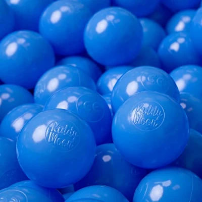 Imagen de KiddyMoon 100 Bolas/6Cm Bolas Colores De Plástico para Piscina Niños, Azul