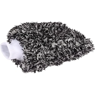 Imagen de guante de microfibra para lavado coche, cuidado suave coche y moto, pintura, vidrio, espejo, grifería llantas, accesorio limpieza necesario