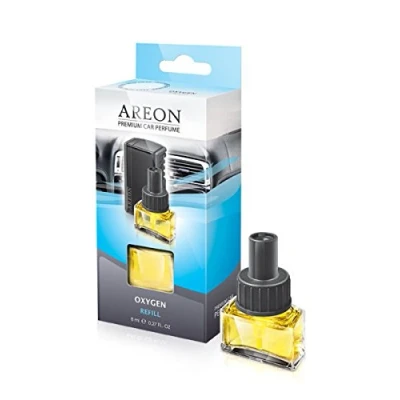 Imagen de AREON Ambientador de coche para ventilación oxígeno, difusor botella perfume vidrio líquido, 8 ml, paquete 1