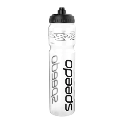 Imagen de Speedo Botella de agua 1 litro Diseño ergonómico para Unisex Adulto, Transparente, One Size