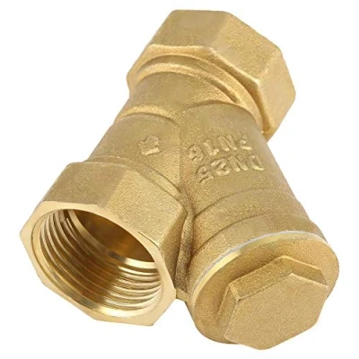 Imagen de Akozon Válvula de Filtro Latón, 1&quot; BSPP Rosca Hembra DN25 Y Tipo Tubo Manguera Conector para Agua Aceite Separación