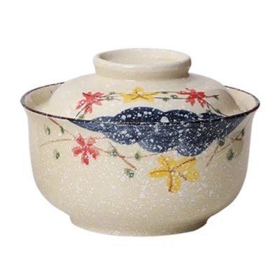 Imagen de tazón de ramen, juego cerámica con tapa, 800 ml, cuencos sopa japonesa, para cereales, sopa, vajilla asiática, microondas y lavavajillas