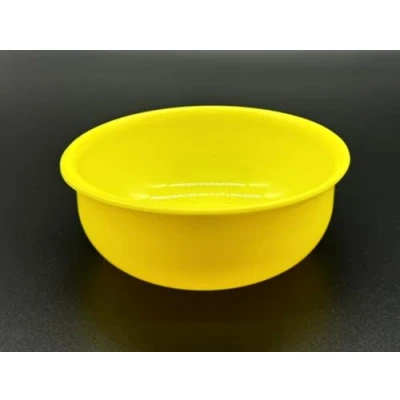 Imagen de Kimmel 21 000 0402 1 Cuenco de plástico Reutilizable irrompible, apilable, 10 cm, Amarillo