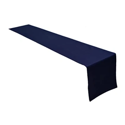Imagen de Camino de Mesa algodón, colección Concepto, Color y tamaño a Elegir (Camino Mesa, 40 x 200 cm, Azul Marino)