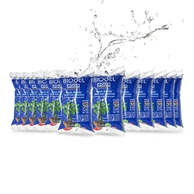 Imagen de Aqua Control Agua sólida para sus plantas, ideal regar durante vacaciones, hasta 30 días sin regar, 400 ml, paquete de 12, el embalaje puede variar