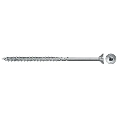 Imagen de fischer Power Fast II caja de tornillos especiales para madera 4x35mm, atornillado maderas, conexión maderas macizas o fijación piezas a la madera,1000 ud