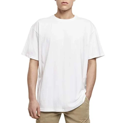 Imagen de Build Your Brand BY102 Heavy Oversize tee T Shirt, White, M Men&#039;s