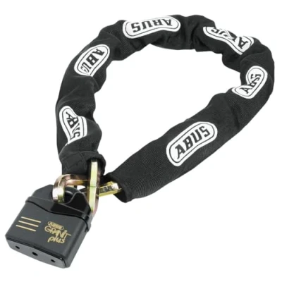 Imagen de ABUS Combinación de Candado y cadena GRANIT™ Power Chain 37RK/80 14KS Black Loop para motos remolques barcos Nivel seguridad 20