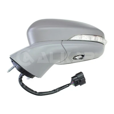 Imagen de Espejo retrovisor Alkar 6144346 derecha blanco imprimado eléctrico calefactable, abatible eléctricamente, con iluminación ambiental, asférico