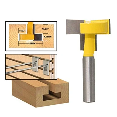 Imagen de APlus 8mm T Track Router Forma de Slot Bits Cut