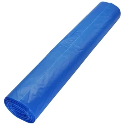 Imagen de Paquete de 100 bolsas basura 120 litros, azules 70 x 110 cm,