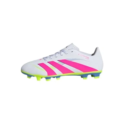 Imagen de adidas Performance Predator CLUB Botas de fútbol con tacos, Hombre, Talla: 44, Ftwr white/lucid pink/lucid lemon Zapatos