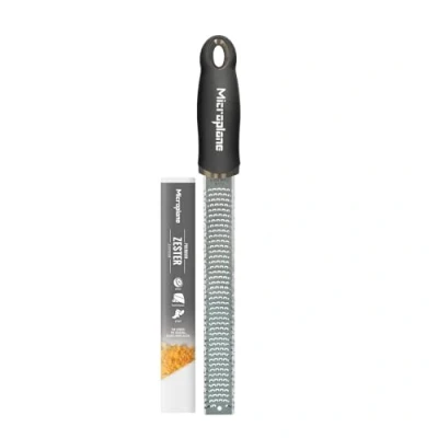 Imagen de Microplane Zester Rallador, Acero Inoxidable, Negro, 32.50x3.5x2.56 cm