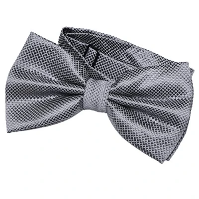 Imagen de DonDon Pajarita para hombre de 12 x 6 cm ajustable y lista usar gris