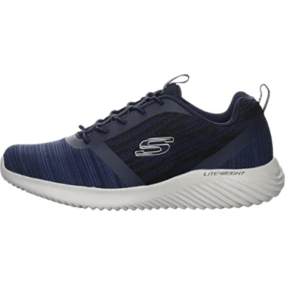 Imagen de Skechers Bounder, Sneakers Hombre, Navy Mesh/PU/Trim, 42.5 EU