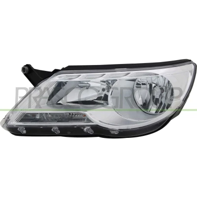 Imagen de PRASCO VG8074903 Faros derecha H7/H7 con servomotor para reg. alcance luces VOLKSWAGEN: Tiguan I