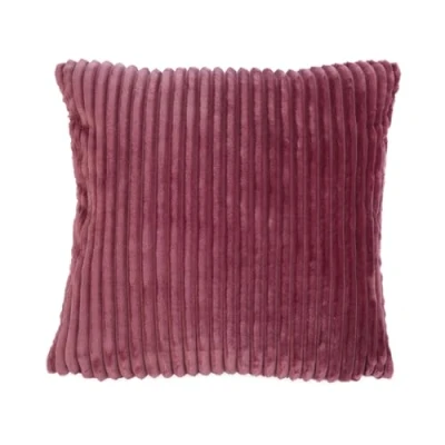 Imagen de Gözze Funda de cojín suave con aspecto pana, Set 2, 50 x cm Rojo Baya