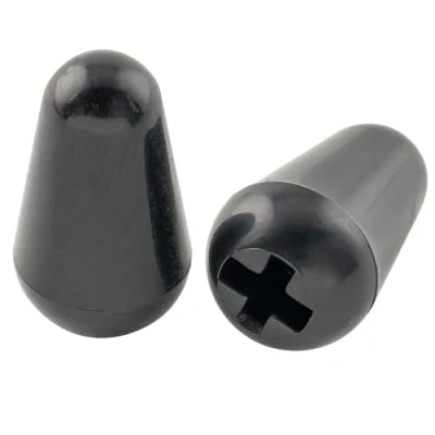 Imagen de Musiclily Ultra Universal Guitarr Botones Selector 5 Posiciones Strat Switch Tips Caps para Guitarra Eléctrica Fender Squier Strat, Negro(Set de 2)