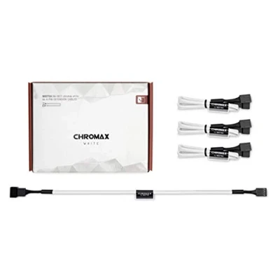 Imagen de Noctua NA SEC1 chromax.white, Cables de Extensión para Ventiladores (30 cm, Blanco)