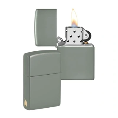 Imagen de Zippo Diseño con Llama de Sage Laser Engrave Mechero, rellenable, en una Caja Regalo halta Calidad