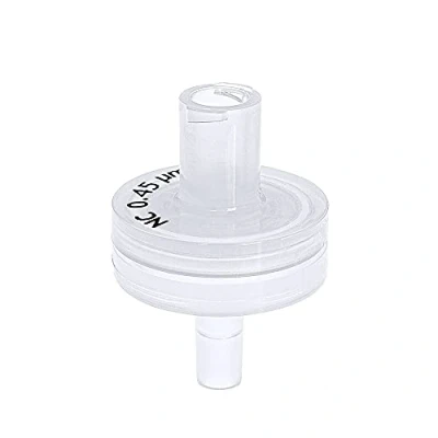 Imagen de GVS Filter Technology, Filtro de jeringa, ABLUO, 13mm, Membrana NC, 0.45µm, alojamiento PP, 100/pc