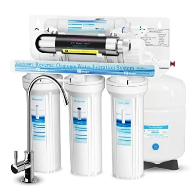 Imagen de Geekpure Sistema de filtro agua potable ósmosis inversa 6 etapas 75GPD