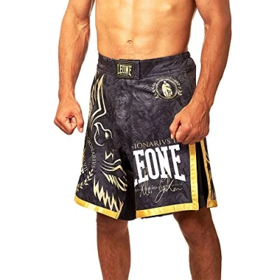 Imagen de LEONE 1947, Pantalones Cortos De Mma Legionarivs Ii, Unisex Adulto, Negro, M, AB790