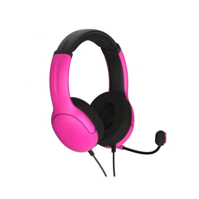 Imagen de Auriculares gaming PDP Airlite Wired, Con cable, Para PS5 y PC, Nebula Pink