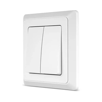 Imagen de REV PrimaLuxe Interruptor de luz empotrado con marco, color blanco