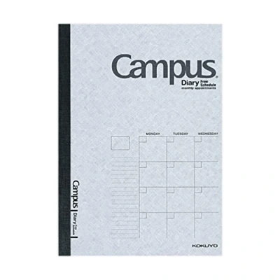 Imagen de Kokuyo Campus Type A5 Diary Free two CF103 (importación Japonesa)