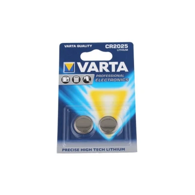 Imagen de Varta pila de botón litio 3v cr2025 ampolla 2 bat. 6025101402
