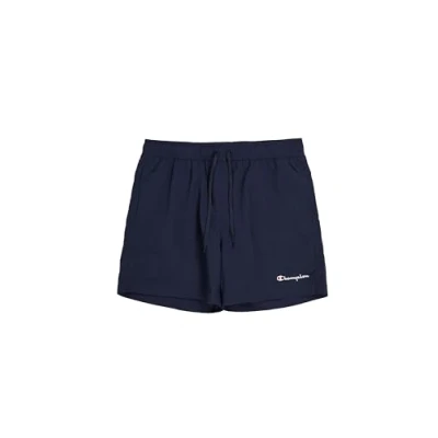 Imagen de Champion Legacy Icons Beachshorts Crinkle Taslon Small Script Logo Bañador para Hombre, Azul Marino, XL
